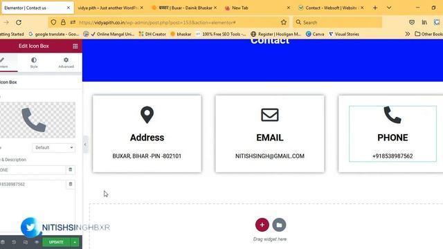 Create 'Contact us' Page in Wordpress with Elementor for FREE || Elementor Contact Form смотреть онлайн