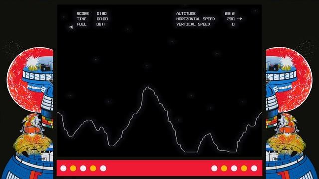 Atari Lunar Lander Arcade Game let's play 1979 смотреть онлайн