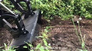 Немного подвигали грунт погрузчиком Landformer КУБ 300