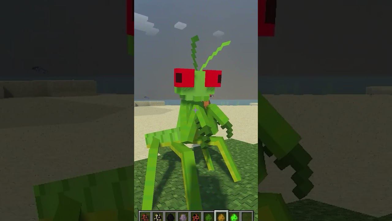 Гигантские НАСЕКОМЫЕ в #Майнкрафт ПЕ! #Моды для Minecraft Bedrock смотреть онлайн