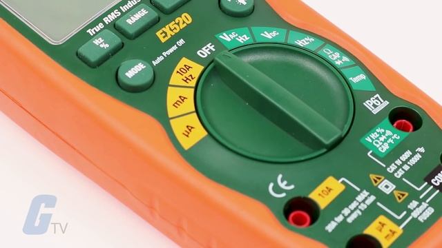 Extech's EX520 Digital Multimeter смотреть онлайн