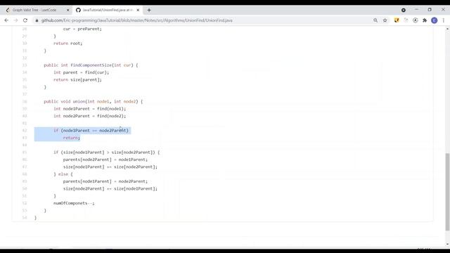 [Java] Leetcode 261. Graph Valid Tree [Union Find #2] смотреть онлайн