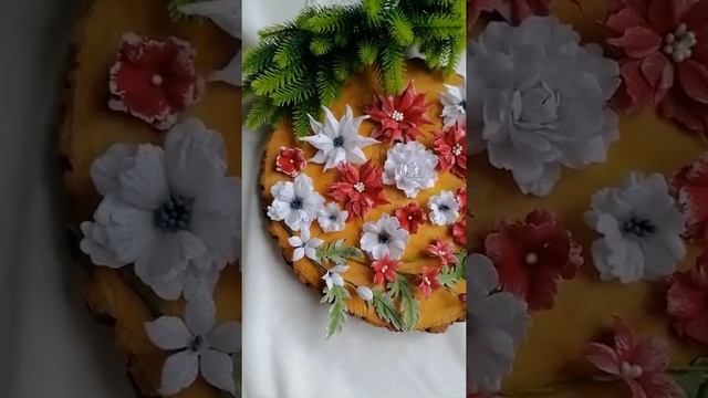 Обзор набора тканевых цветов "Зимняя сказка". смотреть онлайн