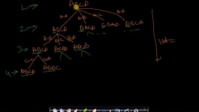 String permutation algorithm | All permutations of a string смотреть онлайн