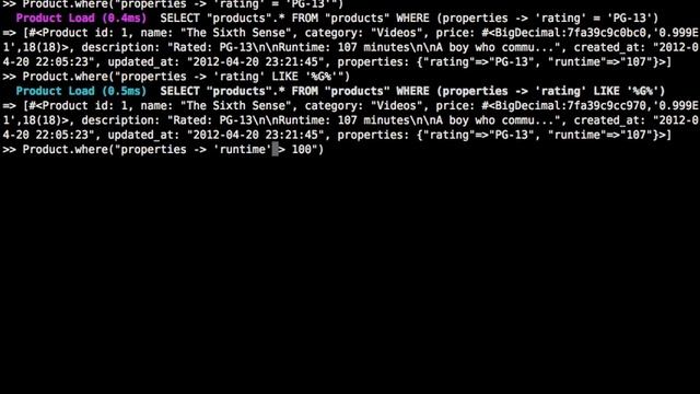 Ruby on Rails - Railscasts PRO #345 Hstore (pro) смотреть онлайн