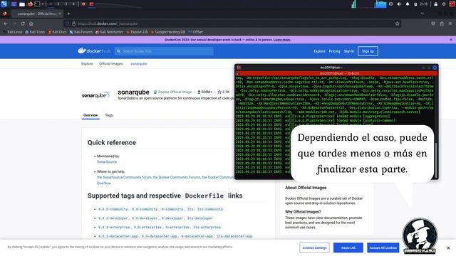 Cómo instalar SonarQube mediante Docker en Kali Linux | Sombrero Blanco Ciberseguridad смотреть онлайн