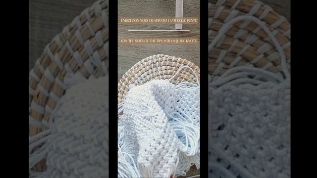 Macramé Backpack TUTORIAL | Tutorial Zaino Macramè ITA/ENG смотреть онлайн