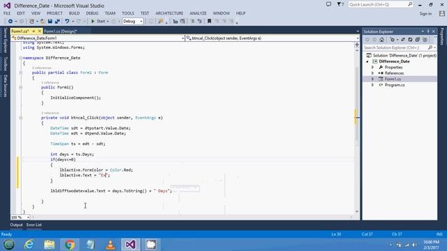 How to Calculate days from two date or two datetimepicker and check active and expired date in c# смотреть онлайн