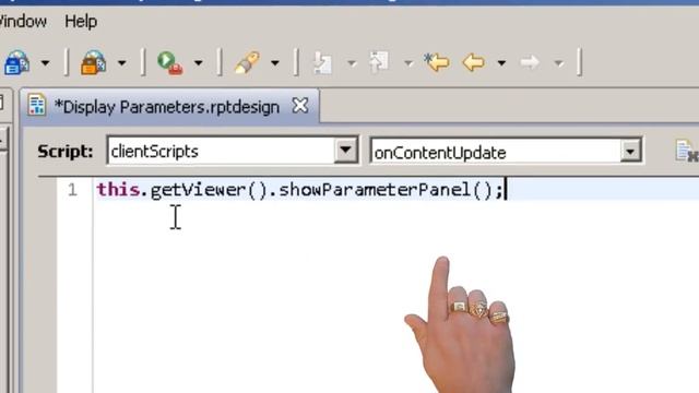 Display Parameters when viewing a BIRT report смотреть онлайн
