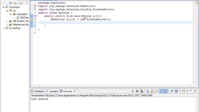 test webpage title with selenium and eclipse java смотреть онлайн