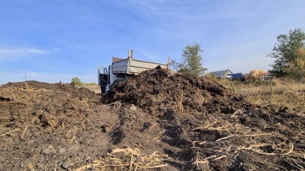 Зил 433360 самосвал разгрузка удобрения с кузовом Газ