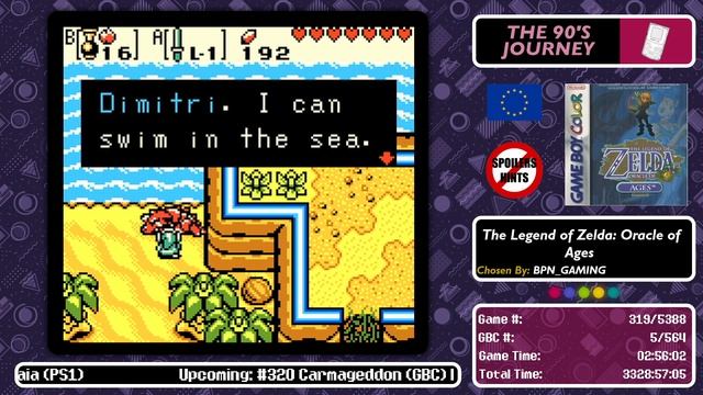 The 90's Journey - Game #319: The Legend of Zelda: Oracle of Ages (Part 1, Game Boy Color) смотреть онлайн