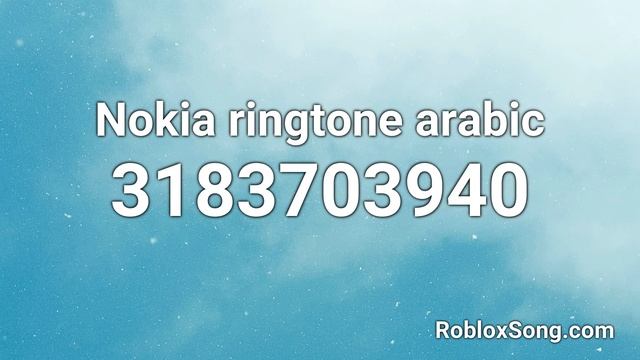 Nokia ringtone arabic Roblox ID - Roblox Music Code смотреть онлайн
