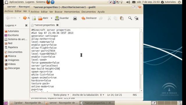 Tutoriales Olmichu's Como hacer un server bukkit 1.6.2 en linux смотреть онлайн