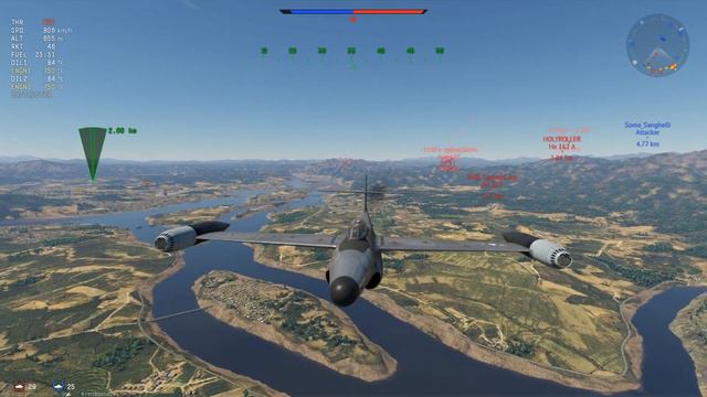 対空ロケット無双機体！ F-89D解説 [War Thunder] смотреть онлайн