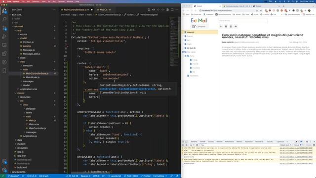 Sencha Cafe! Building an Email Client - Part 7 - Deep Linking in Sencha ExtJS смотреть онлайн