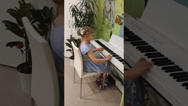 Празднічних Агжеліна, 1й клас, Н.Бургмюллер "Простодухість" смотреть онлайн