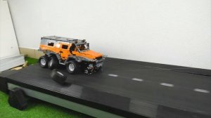 Лего машинки...Грузовик Шаман 8х8 ПРОТИВ пандусов. Лего