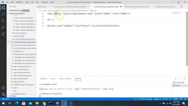 Chapter 9 : Angular Property Binding | Angular Tutorial Series смотреть онлайн