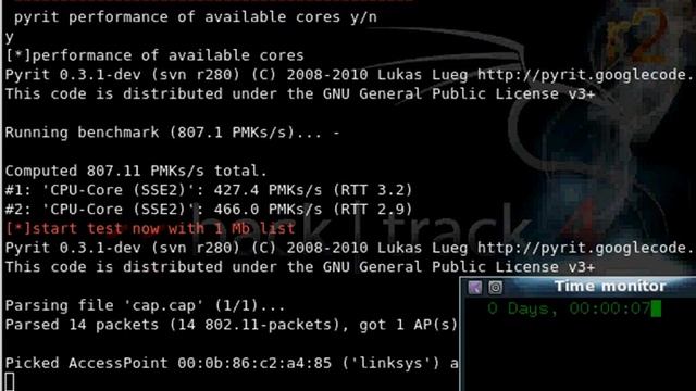 test your PC speed in cracking 1Mb list with pyirt смотреть онлайн
