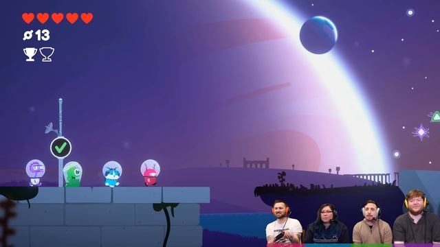 Joggernauts - #1 - JUMP! SWITCH! PANIC!! (4-Player Gameplay) смотреть онлайн