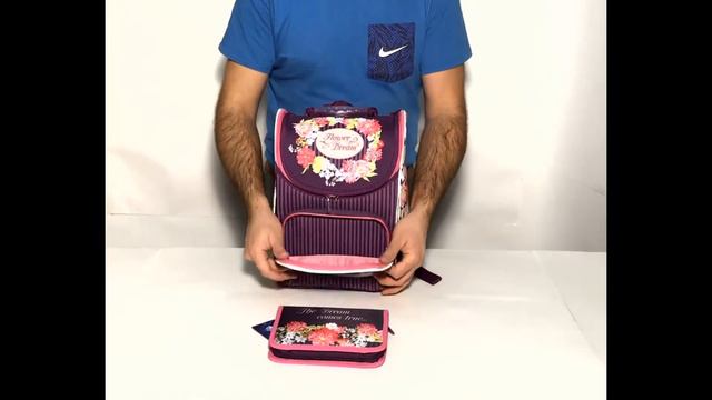Обзор школьного ранца KITE "Flower Dream" с наполнением смотреть онлайн