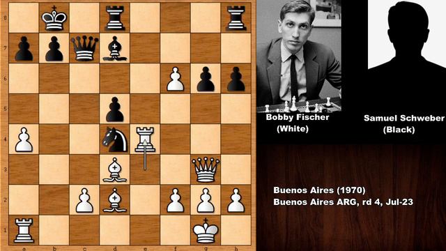 Bobby Fischer vs Samuel Schweber - Buenos Aires (1970) смотреть онлайн