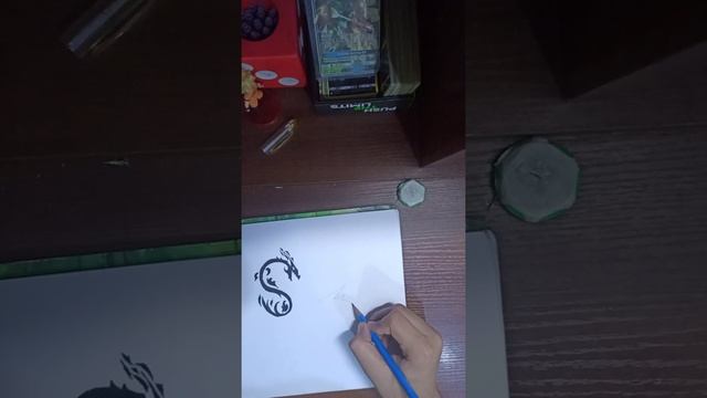 how to draw dragon tattoo. Drawing with Shaurya смотреть онлайн