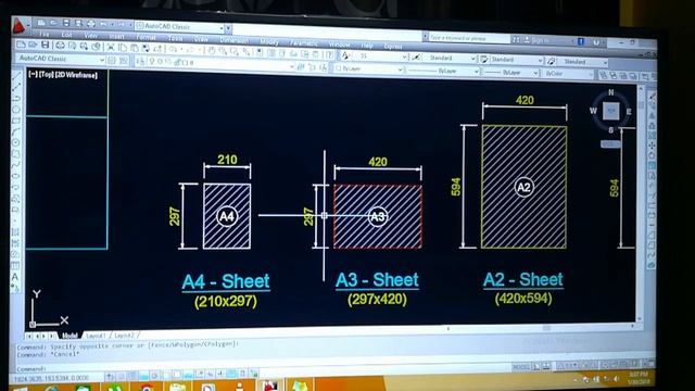 Engineering Standard Sheets II Paper sizes, AutoCadHindi/Urdu Tutorial, A0, A1, A2, A3, A4 смотреть онлайн