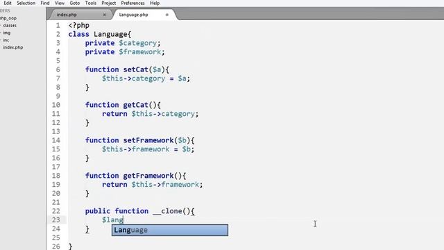 Bangla Object Oriented PHP Part 24 Magic Method clone смотреть онлайн