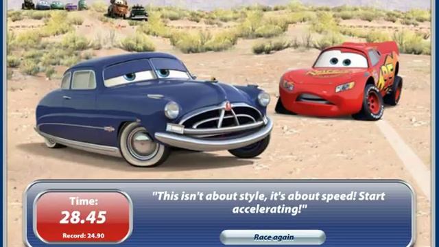 Gaming Time: Lightning McQueen - Doc Hudson's Time Trial