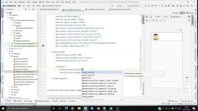 Gym Management App Part - 17 : All members list adapter design смотреть онлайн