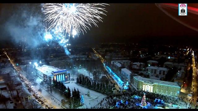 Аэросъёмка красивый салют г Салават смотреть онлайн