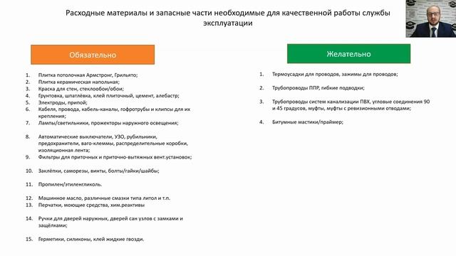 Оборудование и материалы для службы эксплуатации объектов недвижимости смотреть онлайн