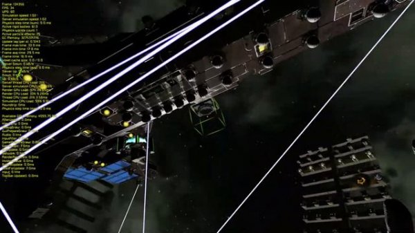 Space Engineers Modding - Weapon Core Performance Test