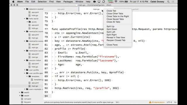 Golang AJAX смотреть онлайн