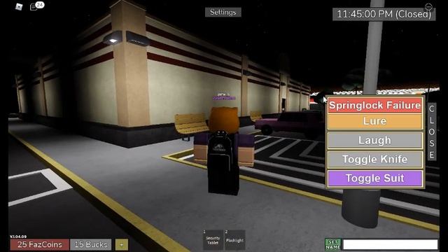 William Afton,Spring Bonnie,and Springlock Failure in Roblox Archived Nights FNAF Roleplay смотреть онлайн