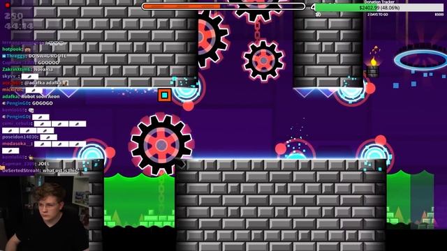 THE SLOWEST DEADLOCKED COMPLETION EVER!! (0.05 Speed) // Geometry Dash смотреть онлайн