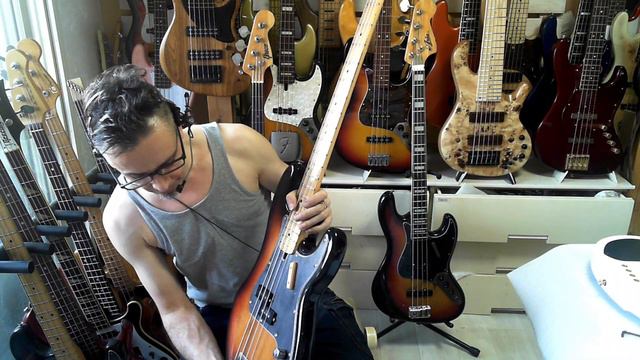 BASS DEMO: Fresher Personal Bass Circa 1982 Fujigen Made Japanese Vintage Bass Guitar!