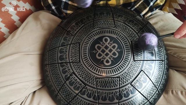 A Major Handmade steel tongue drum смотреть онлайн