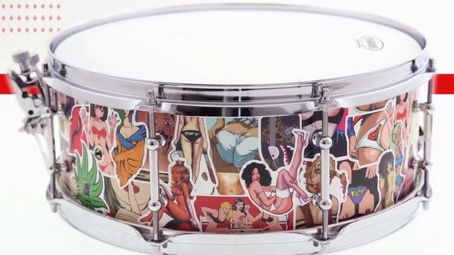Custom Hybrid NARD Sticker Bomb 14 x 5 5 Snare Drum смотреть онлайн