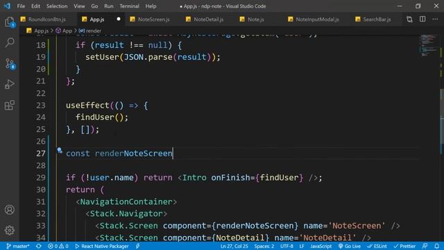 #5 - Adding Navigation - React Native Async Storage Note App #CRUD смотреть онлайн