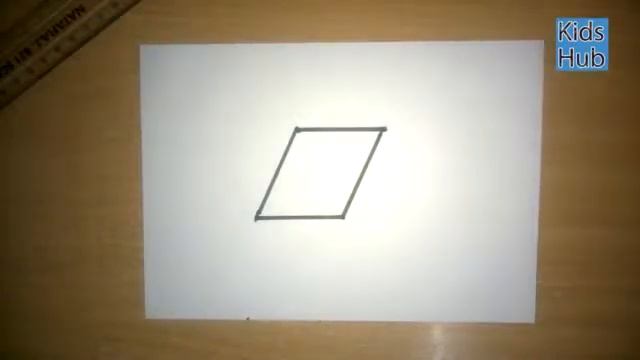How to Draw a parallelogram | Learn Shapes | How to draw Shapes for kids смотреть онлайн
