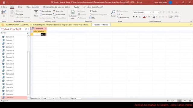 Access-Consultas de totales смотреть онлайн