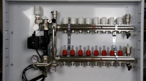 Отопление дома Коллекторный шкаф для тёплого пола Готовое решение для отопления