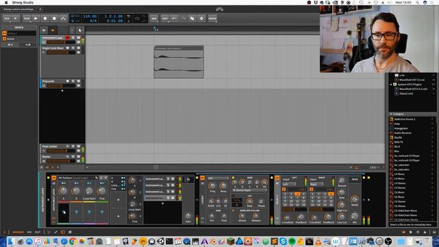 Bitwig - How to create Custom Waveform Synth - Sound Design смотреть онлайн