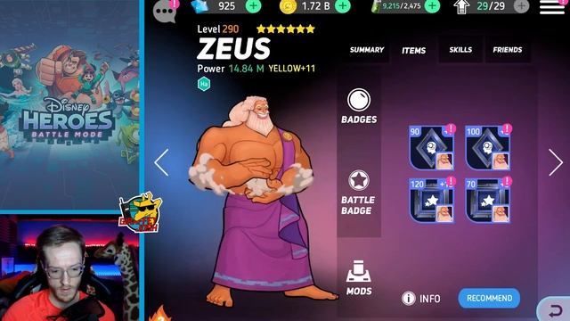 The best Way To Counter Zeus . . . | Disney Heroes: Battle Mode смотреть онлайн