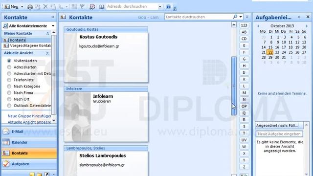 Drucken Sie die vCard (Kontakt) von Despoina Lambropoulou aus dem Adressbuch auf dem... смотреть онлайн