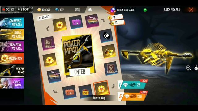 New Poker MP40 Incubator Royale I Got New Legendary Flashing Spade MP40 Gun Skin Garena Free Fire смотреть онлайн