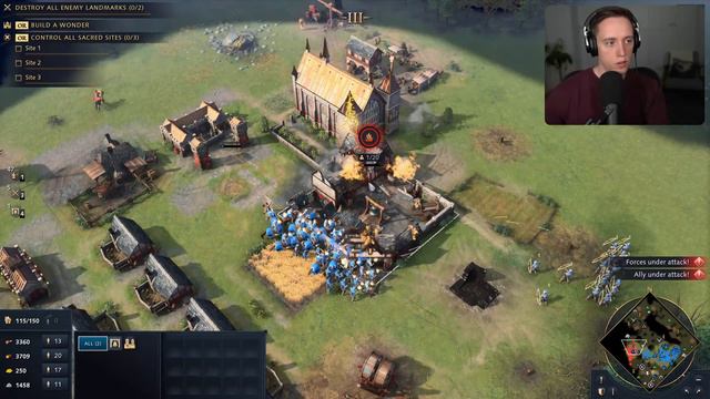 Age of Empires 4: StarCraft Grandmaster plays for THE FIRST TIME! смотреть онлайн